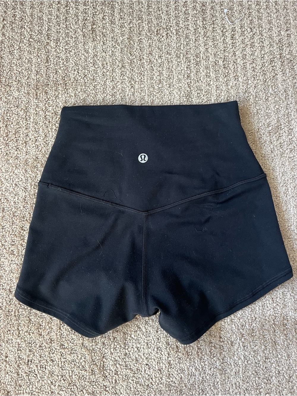 lululemon black align shorts